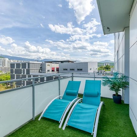 Apt 2 Chambres Terrasse 20M2 Grenoble Extérieur photo