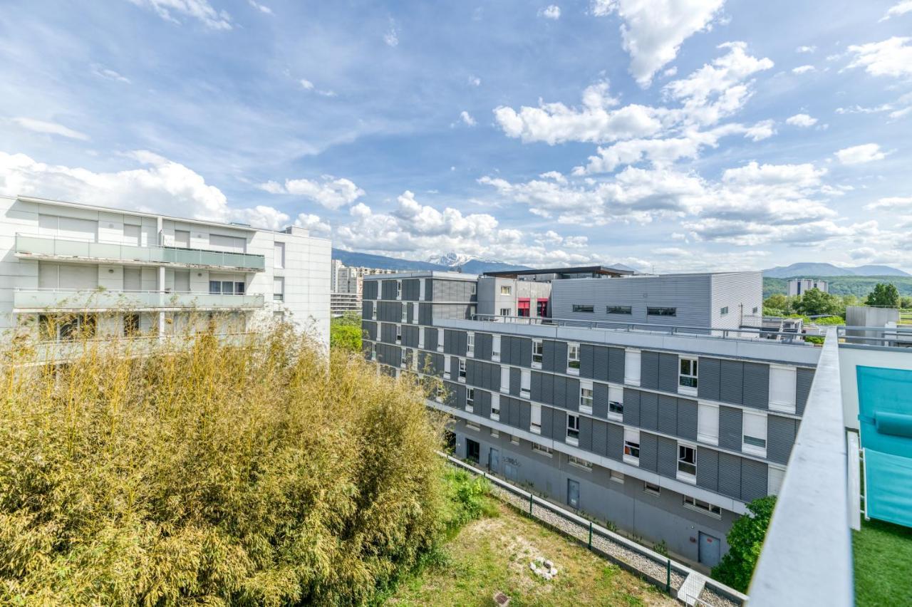 Apt 2 Chambres Terrasse 20M2 Grenoble Extérieur photo